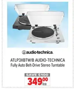 2001 Audio Video ATLP3XBTW/B AUDIO-TECHNICA Fully Auto Belt-Drive Stereo Turntable offer