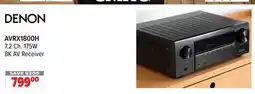 2001 Audio Video AVRX1800H DENON 7.2 Ch. 175W 8K AV Receiver offer