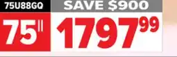 2001 Audio Video 75U88GQ Hisense 75 Mini-LED Pro TV offer