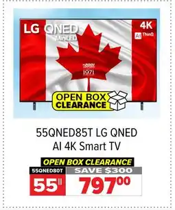 2001 Audio Video 55QNED85T LG 55 QNED AI 4K Smart TV offer