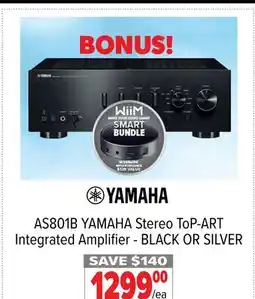 2001 Audio Video AS801B YAMAHA Stereo ToP-ART Integrated Amplifier - BLACK OR SILVER offer