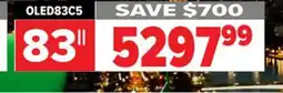 2001 Audio Video OLED83C5 LG 83 OLED EVO AI C5 4K Smart TV offer