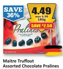 Starsky Maitre Truffout Assorted Chocolate Pralines offer