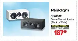 2001 Audio Video SE2000C Paradigm Centre Channel Speaker offer
