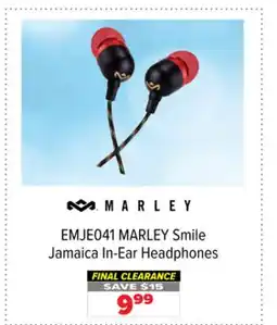 2001 Audio Video EMJE041 MARLEY Smile Jamaica In-Ear Headphones offer