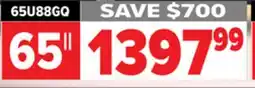 2001 Audio Video 65U88GQ Hisense 65 QLED Mini-LED Pro offer