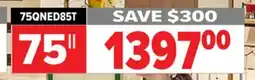 2001 Audio Video 75QNED85T LG 75 QNED TV offer