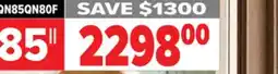 2001 Audio Video QN85QN80F SAMSUNG 85 Neo QLED 4K offer