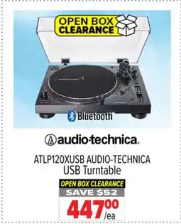 2001 Audio Video ATLP120XUSB AUDIO-TECHNICA USB Turntable offer