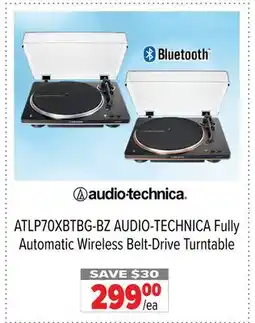 2001 Audio Video ATLP70XBTBG-BZ AUDIO-TECHNICA Fully Automatic Wireless Belt-Drive Turntable offer