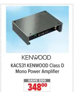 2001 Audio Video KAC531 KENWOOD Class D Mono Power Amplifier offer