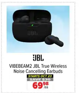 2001 Audio Video VIBEBEAM2 JBL True Wireless Noise Cancelling Earbuds offer