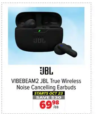 2001 Audio Video VIBEBEAM2 JBL True Wireless Noise Cancelling Earbuds offer