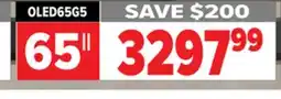 2001 Audio Video OLED65G5 LG 65 OLED evo AI G5 4K Smart TV 2025 offer