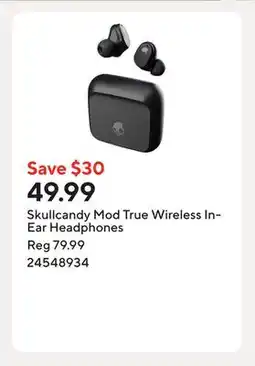 Staples Skullcandy Mod True Wireless In-Ear Headphones offer