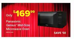 Visions Electronics Panasonic Genius Mid-Size Microwave Oven offer