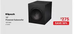 Visions Electronics Klipsch 10 Powered Subwoofer offer