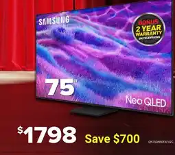 Visions Electronics Samsung 75 Neo QLED offer