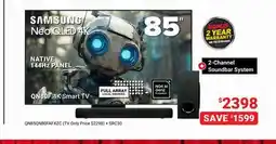 Visions Electronics 85 QN80F 4K Smart TV offer