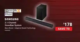 Visions Electronics SAMSUNG 2.1-Channel Soundbar System offer