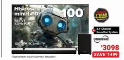 Visions Electronics 4K Smart TV mini-LED NATIVE 120Hz PANEL offer