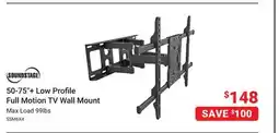 Visions Electronics 50-75+ Low Profile Full Motion TV Wall Mount offer