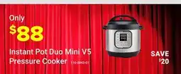 Visions Electronics Instant Pot Duo Mini V5 Pressure Cooker offer