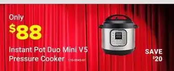 Visions Electronics Instant Pot Duo Mini V5 Pressure Cooker offer