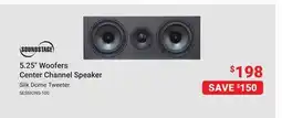 Visions Electronics 5.25 Woofers Center Channel Speaker offer