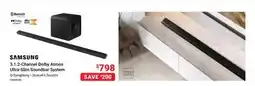 Visions Electronics 3.1.2-Channel Dolby Atmos Ultra-Slim Soundbar System offer