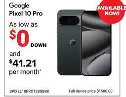 Visions Electronics Pixel 10 Pro offer