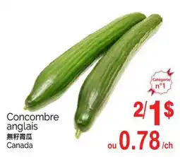 T&T Supermarket CONCOMBRE ANGLAIS offer