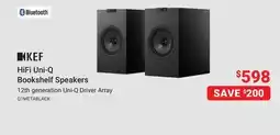 Visions Electronics KEF HiFi Uni-Q Bookshelf Speakers offer