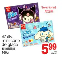 T&T Supermarket WALLS MINI CÔNE DE GLACE, 160G offer