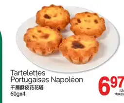 T&T Supermarket TARTELETTES PORTUGAISES NAPOLÉON, 60GX4 offer