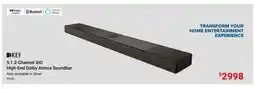 Visions Electronics 5.1.2-Channel XIO High-End Dolby Atmos Soundbar offer