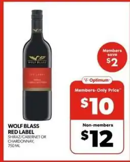 Real Canadian Liquorstore Wolf Blass Red Label offer