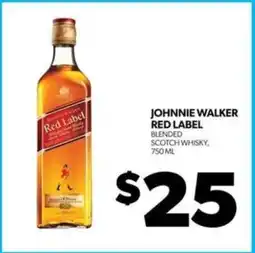 Real Canadian Liquorstore Johnnie Walker Red Label offer