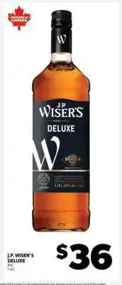 Real Canadian Liquorstore J.P. Wiser's Deluxe offer