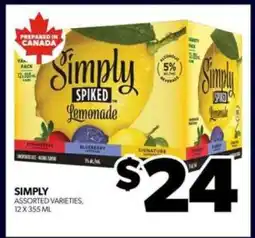 Real Canadian Liquorstore Simply Spiked Lemonade offer