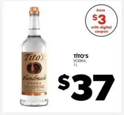 Real Canadian Liquorstore Tito's Vodka offer