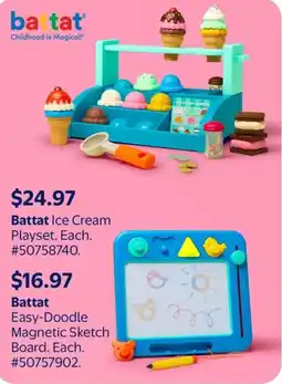 Walmart Battat Ice Cream Playset offer