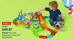 Walmart VTech My First Motorized Train Set offer