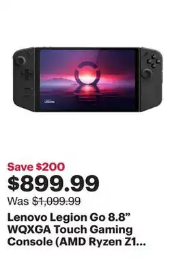 Best Buy Lenovo Legion Go 8.8 WQXGA Touch Gaming Console (AMD Ryzen Z1 Extreme/16GB RAM/1TB SSD/Windows 11) offer