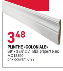 Matério PLINTHE COLONIALE offer