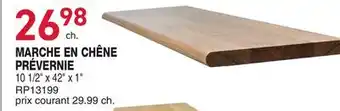 Matério MARCHE EN CHÊNE PRÉVERNIE offer