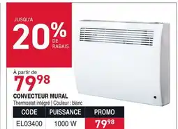 Matério CONVECTEUR MURAL offer