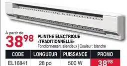 Matério PLINTHE ÉLECTRIQUE TRADITIONNELLE offer