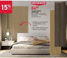 Matério PANNEAU RAINURÉ AVEC FEUTRE offer