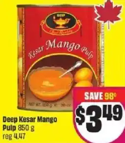 FreshCo Deep Kesar Mango Pulp offer